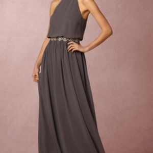 BHLDN Alana Dress Charcoal Size 2